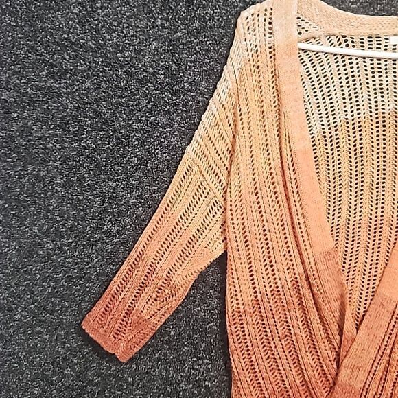 Maurices Medium Cardigan Orange - Picture 5 of 13